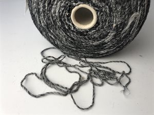 Blandingsgarn - flotte grå toner, ca. 800 gram